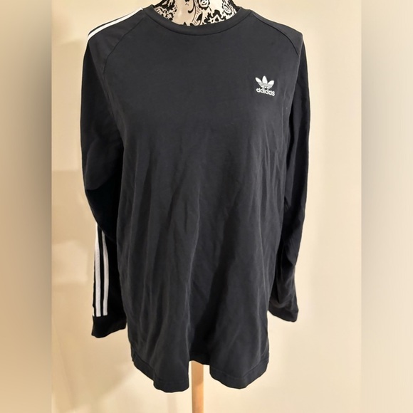 Adidas Three Striped Oversized Long Sleeve - Picture 7 of 8